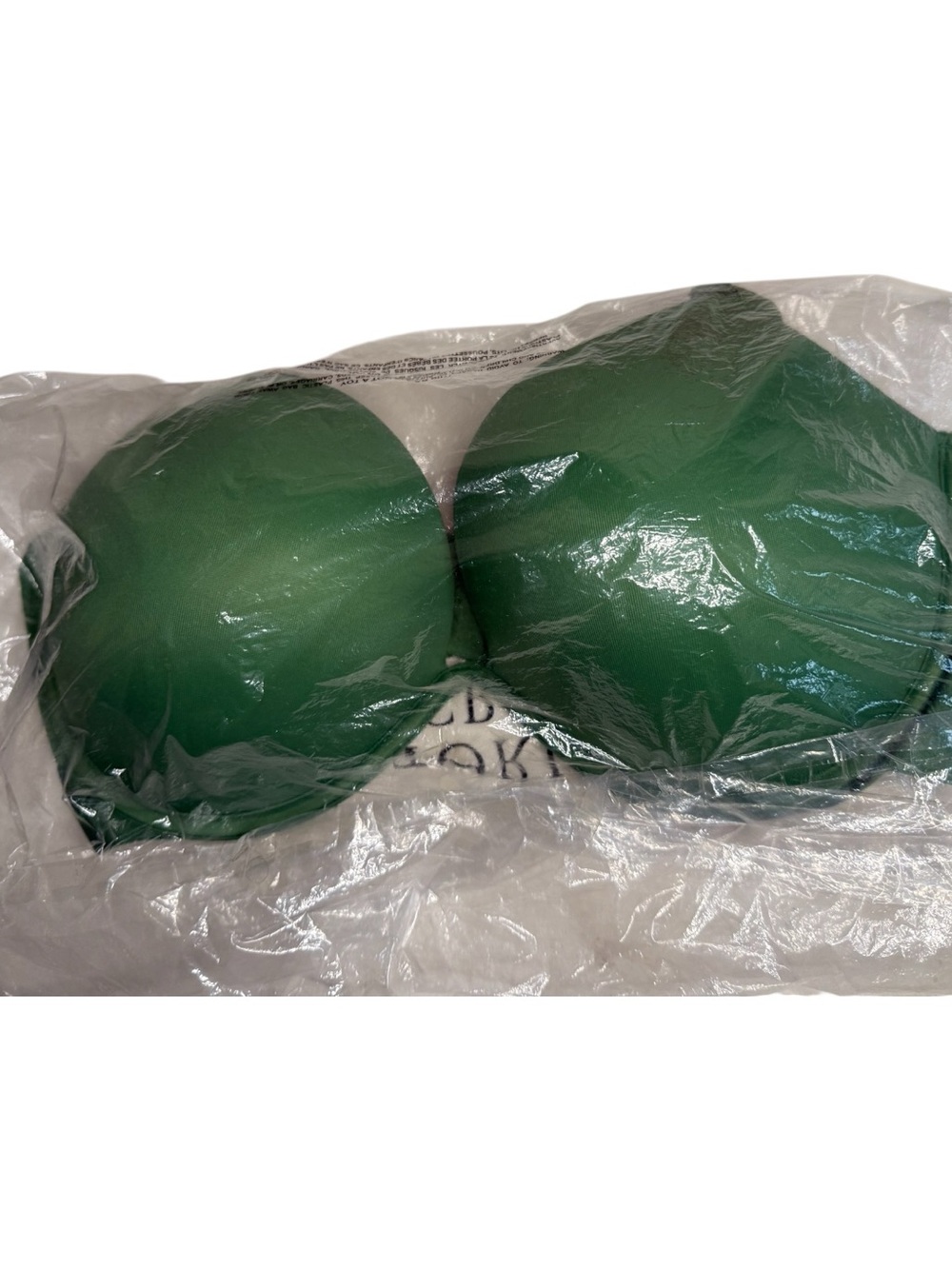 NWT Victoria's Secret Bra Green with Pink Lining 38DD